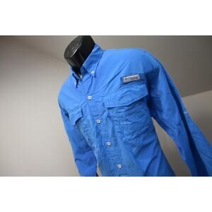 Columbia PFG Omni-Shade Vented Fishing Shirt Long Sleeve Camp Mens Large